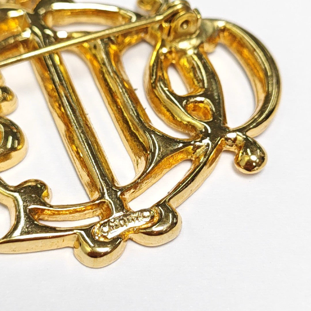 Insignia Metal Gold Brooch