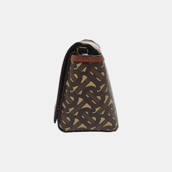 Crossbody Bag Coated Canvas Multicolor