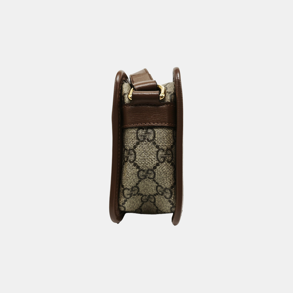 Bree Monogram Coated Canvas Beige