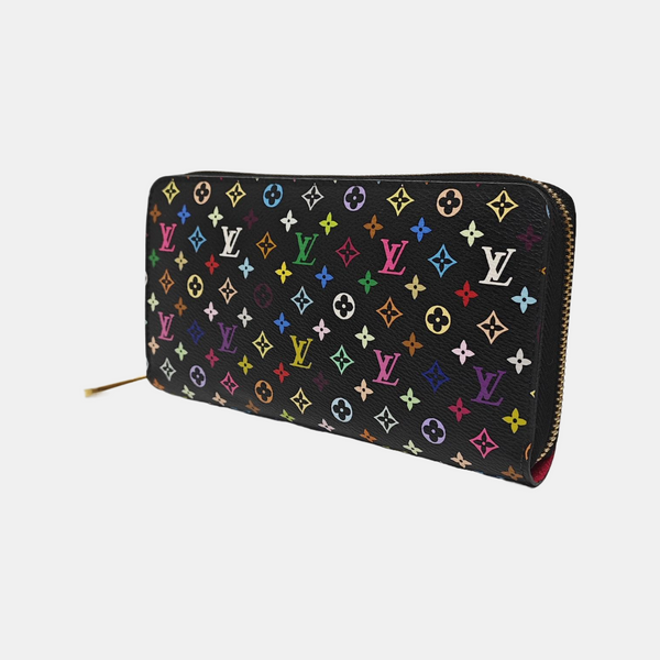 LV × TM ZIPPY Monogram Coated Canvas Black Wallet