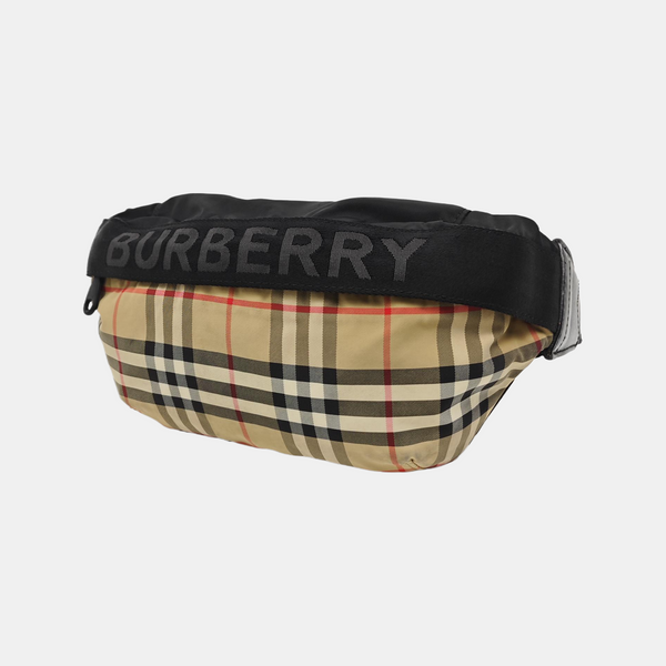 Fabric Belt Bag Brown