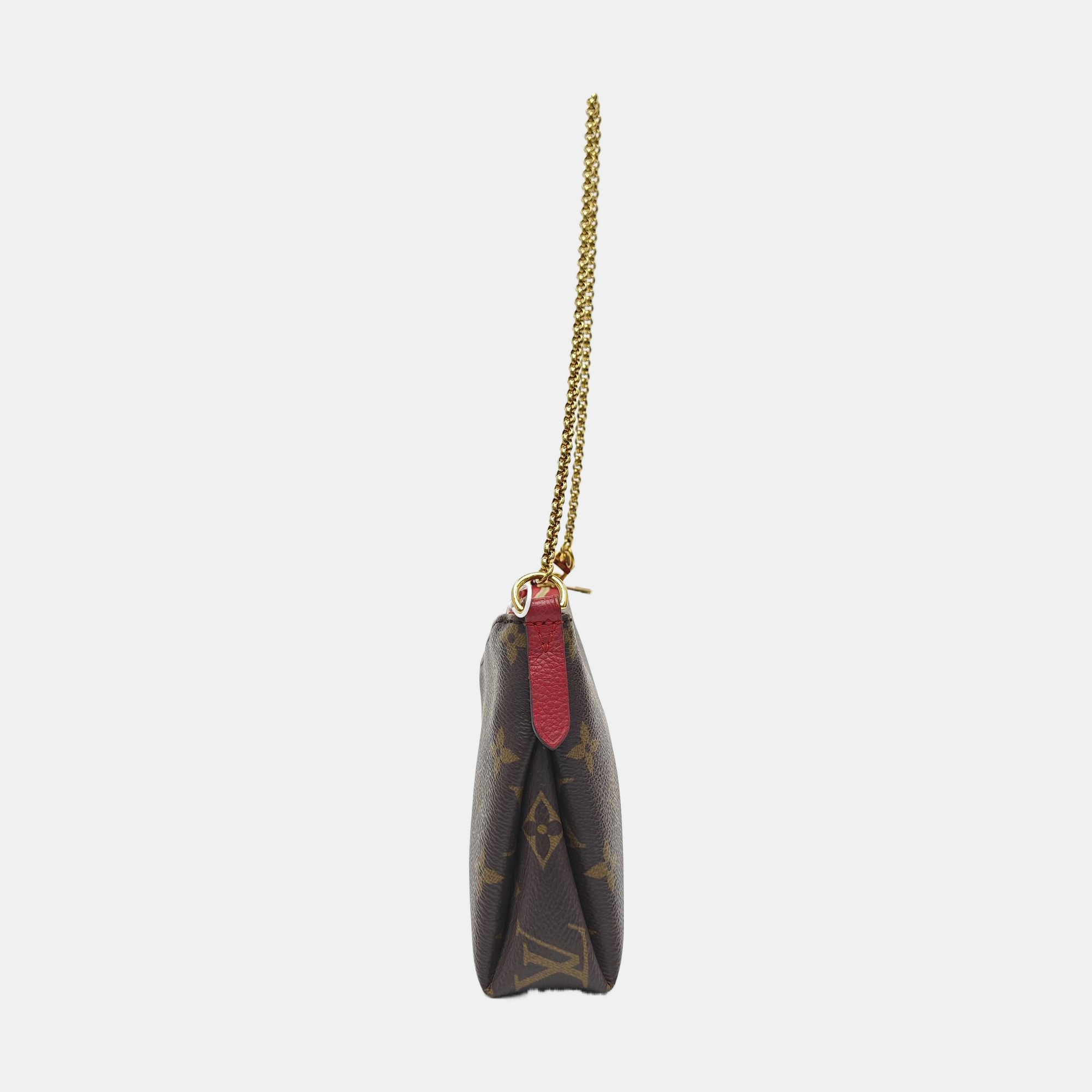PALLAS BB Monogram Coated Canvas Brown