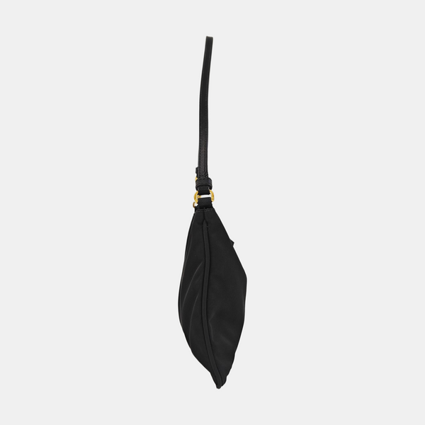 Nylon Top Handle Bag Black