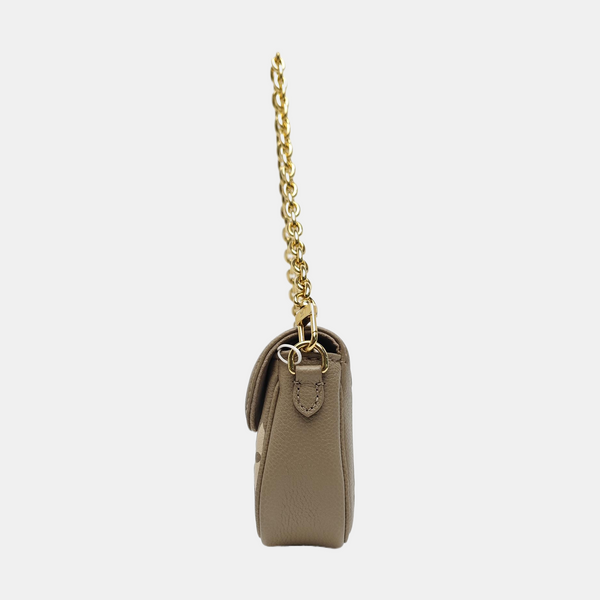 IVY Monogram Calfskin Gray