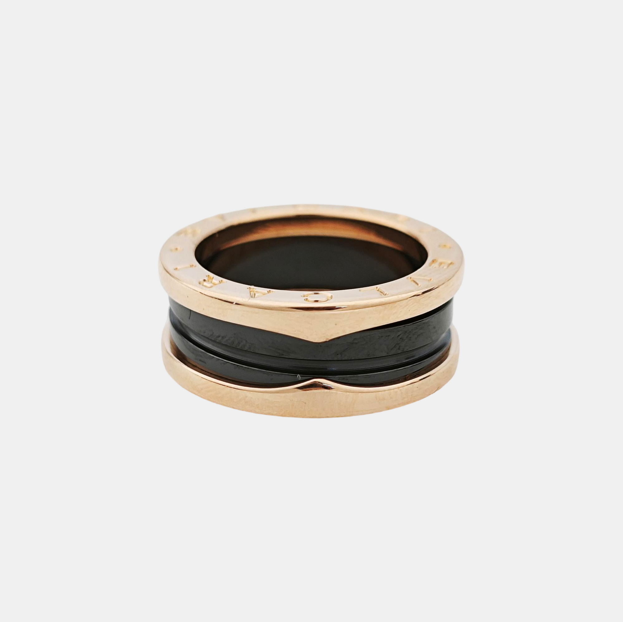 Anillo B.ZERO1 de oro rosa de 18k UE 51
