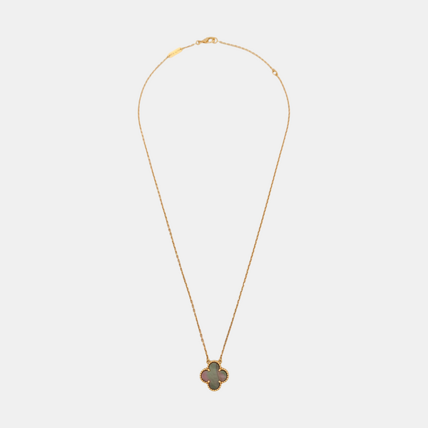 Vintage Alhambra 18k Rose Gold Necklace