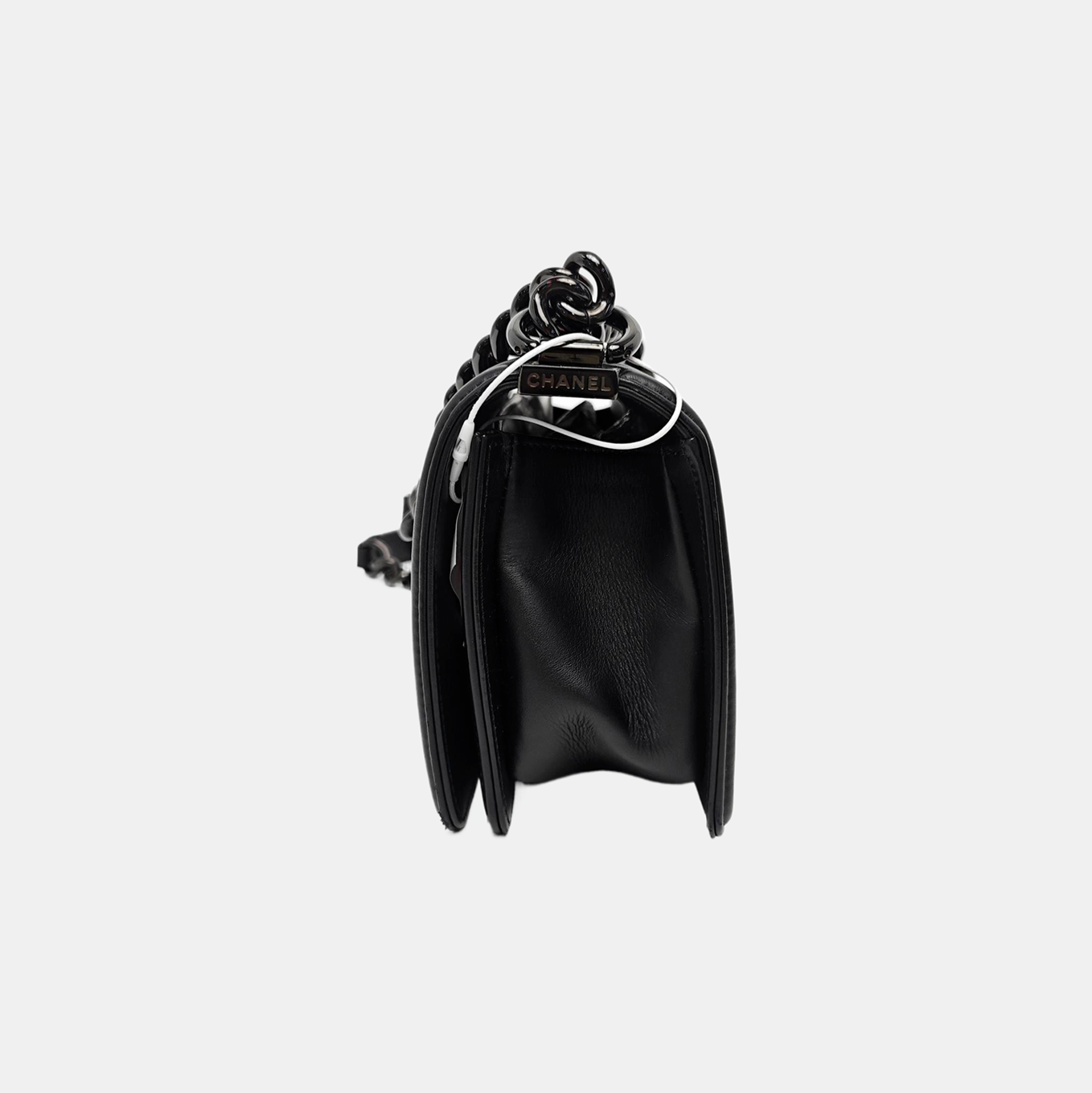 BOY CHANEL Small Quilted Lambskin Black