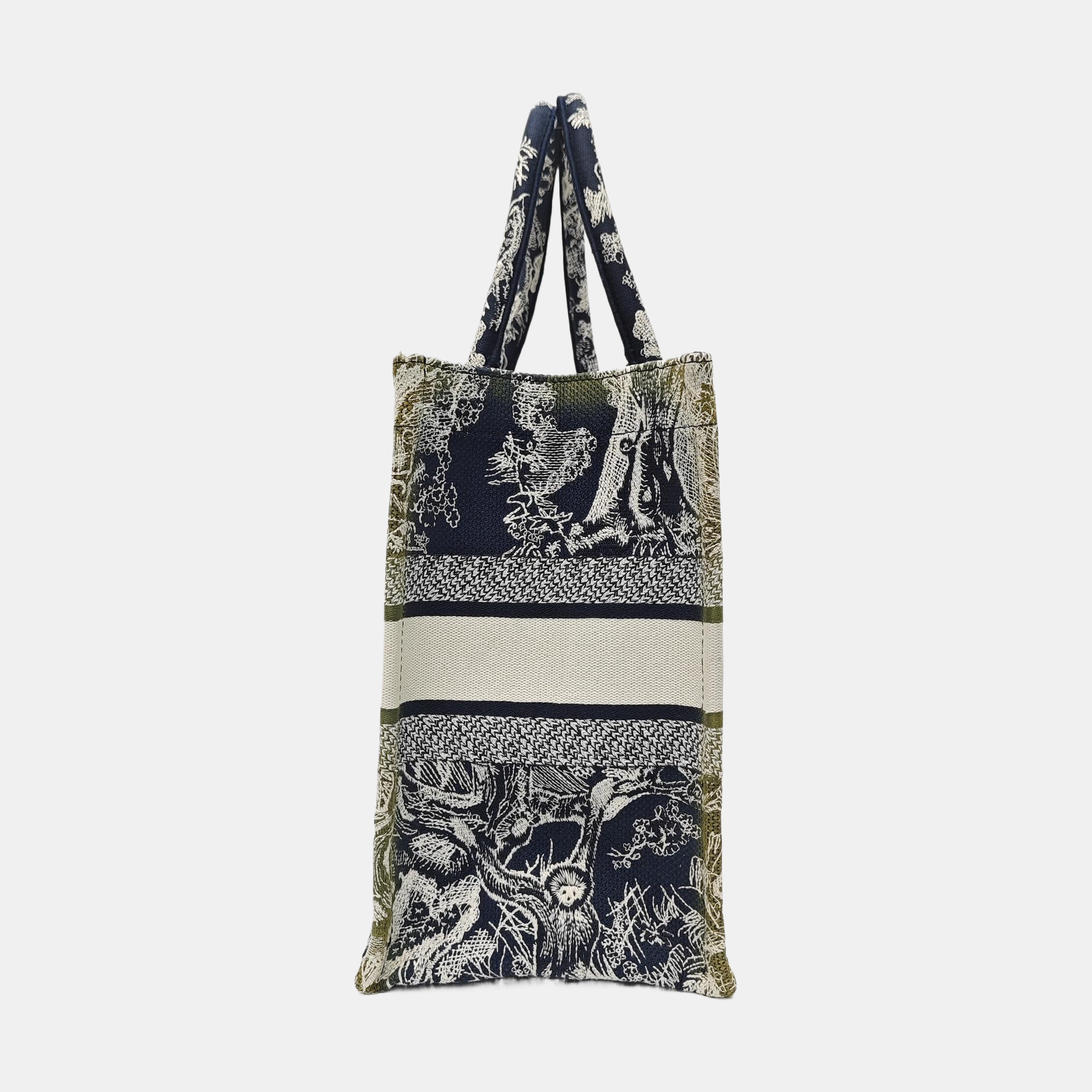 Book Tote Medium Fabric Blue