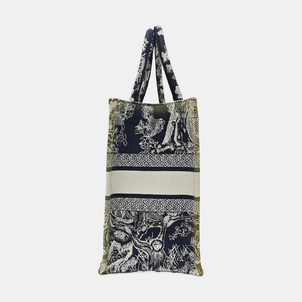 Book Tote Medium Fabric Blue