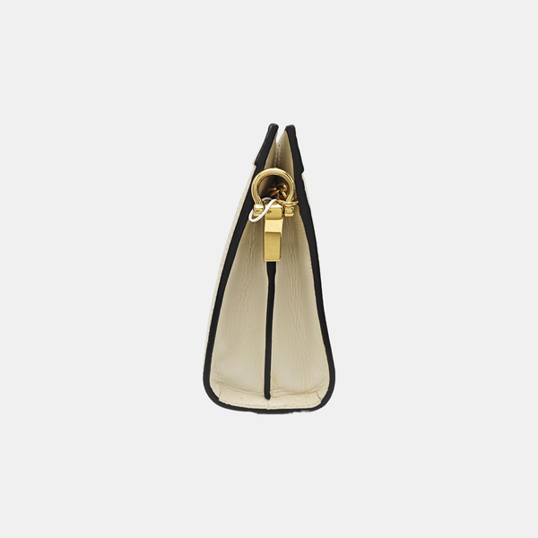 Ophidia Small Calfskin White