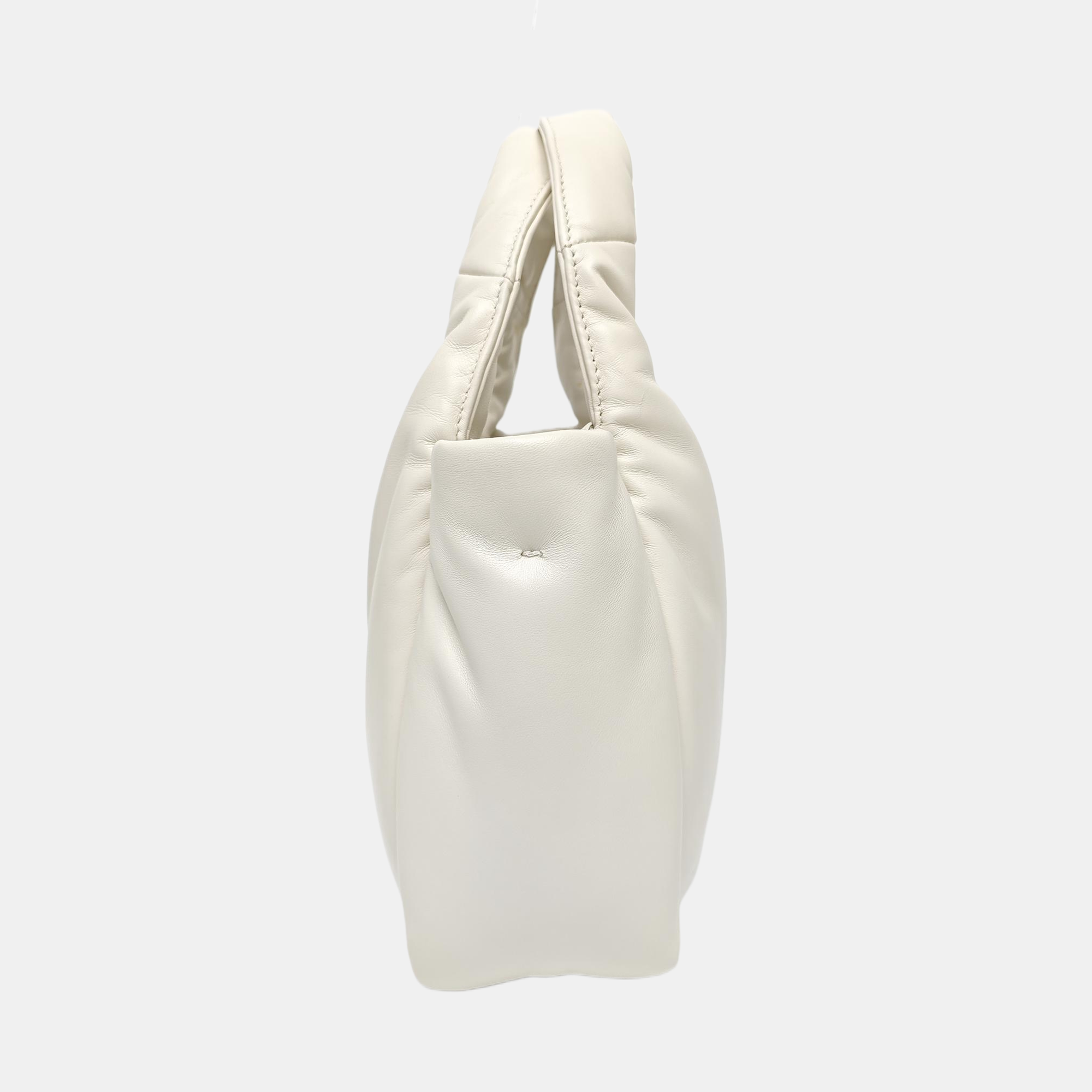 Lambskin Shoulder Bag White