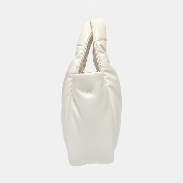 Lambskin Shoulder Bag White