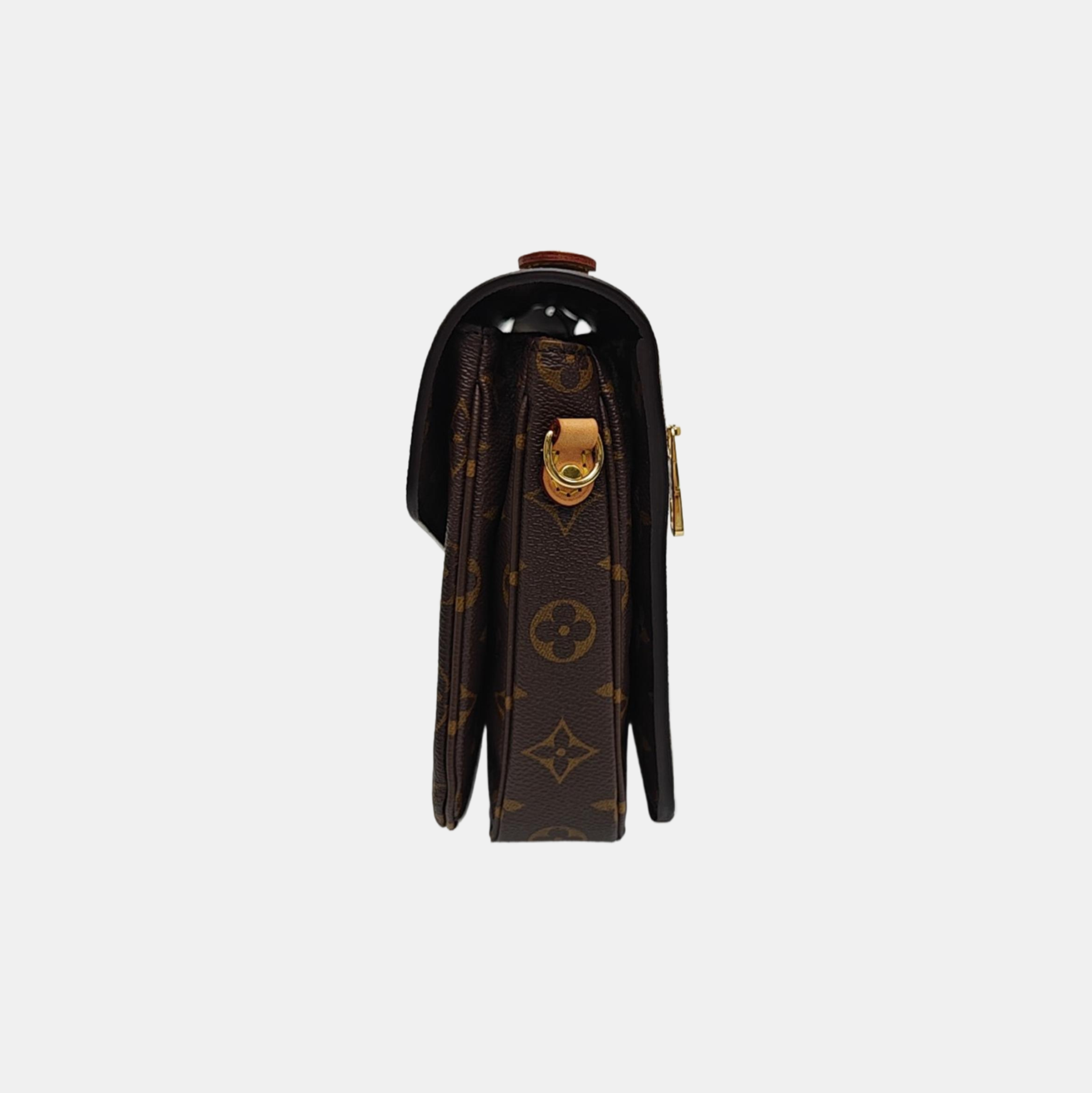 MÉTIS MM Monogram Coated Canvas Brown