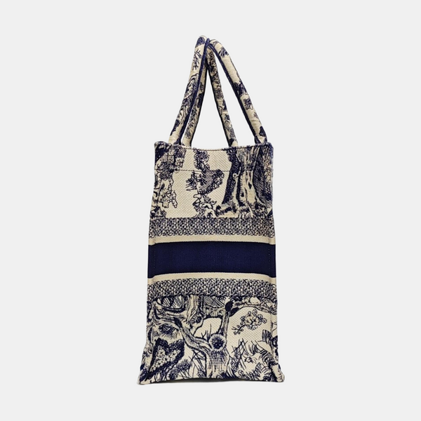 Book Tote Medium Canvas Blue