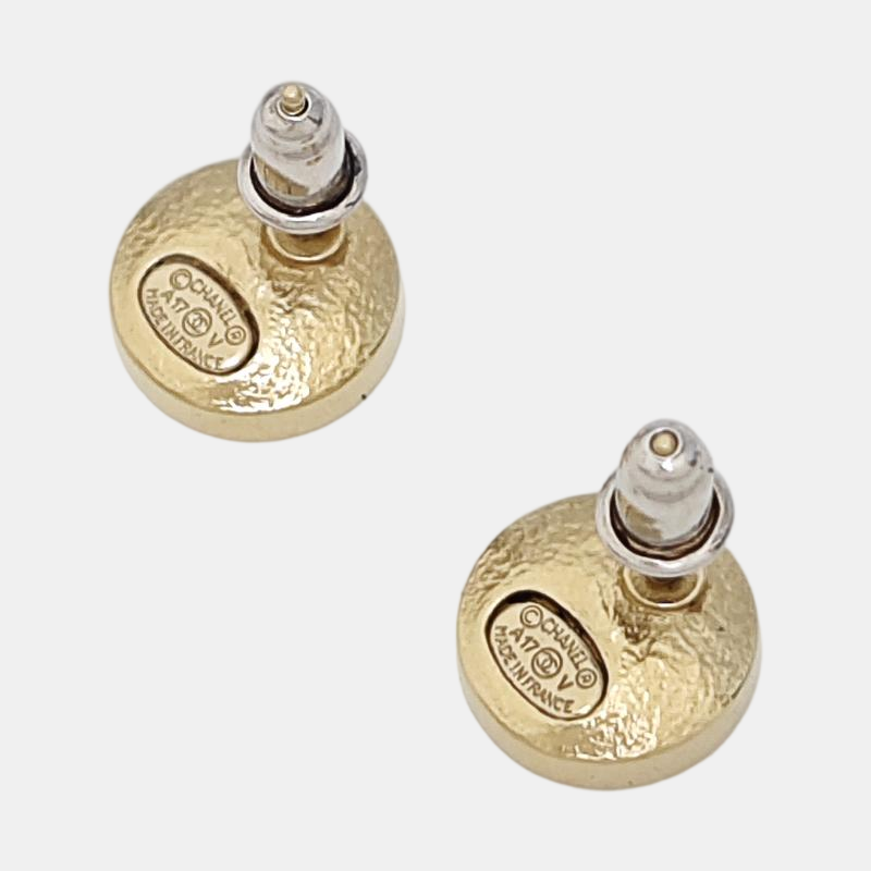 Metal Gold Stud Earrings