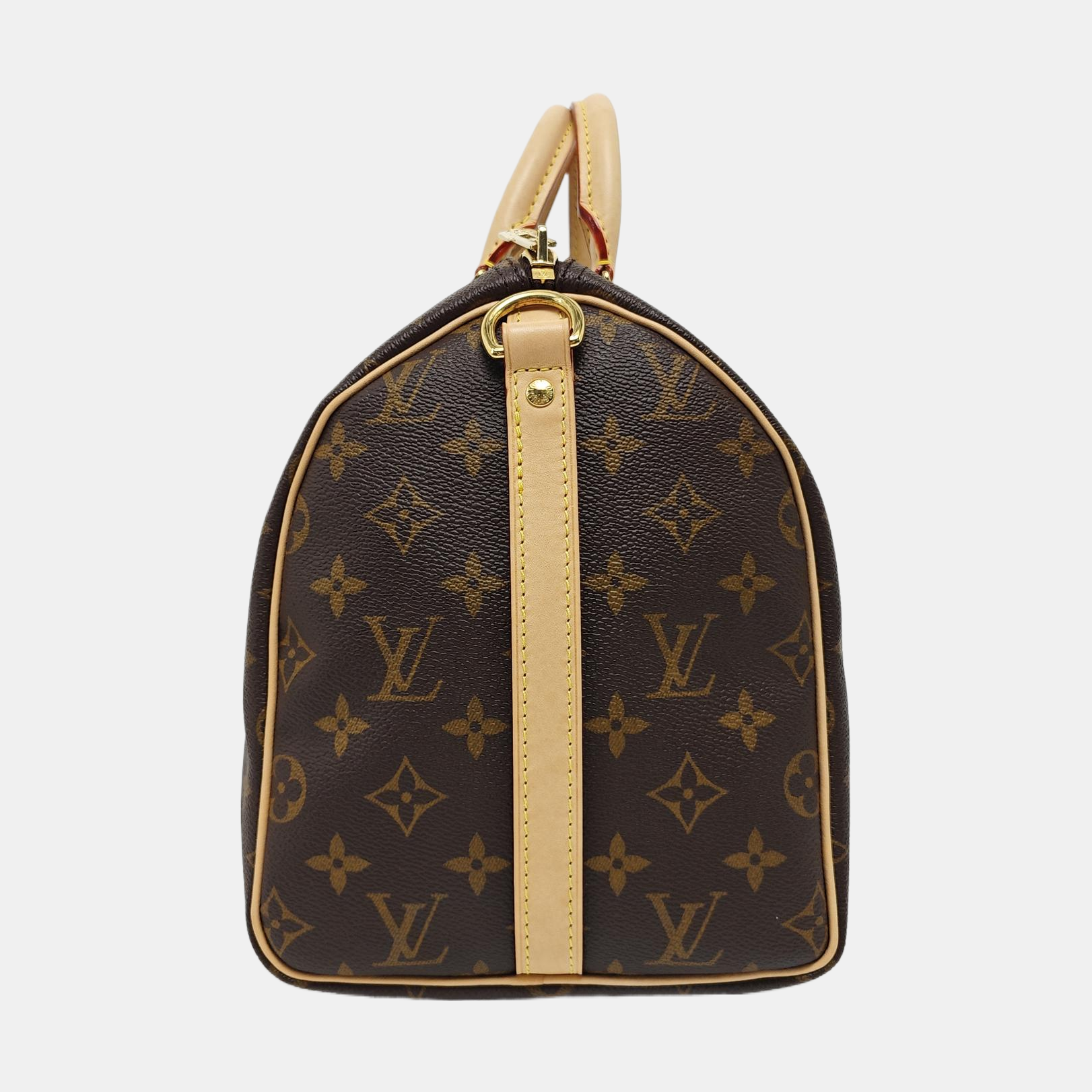 SPEEDY 30 Monogram Coated Canvas Brown