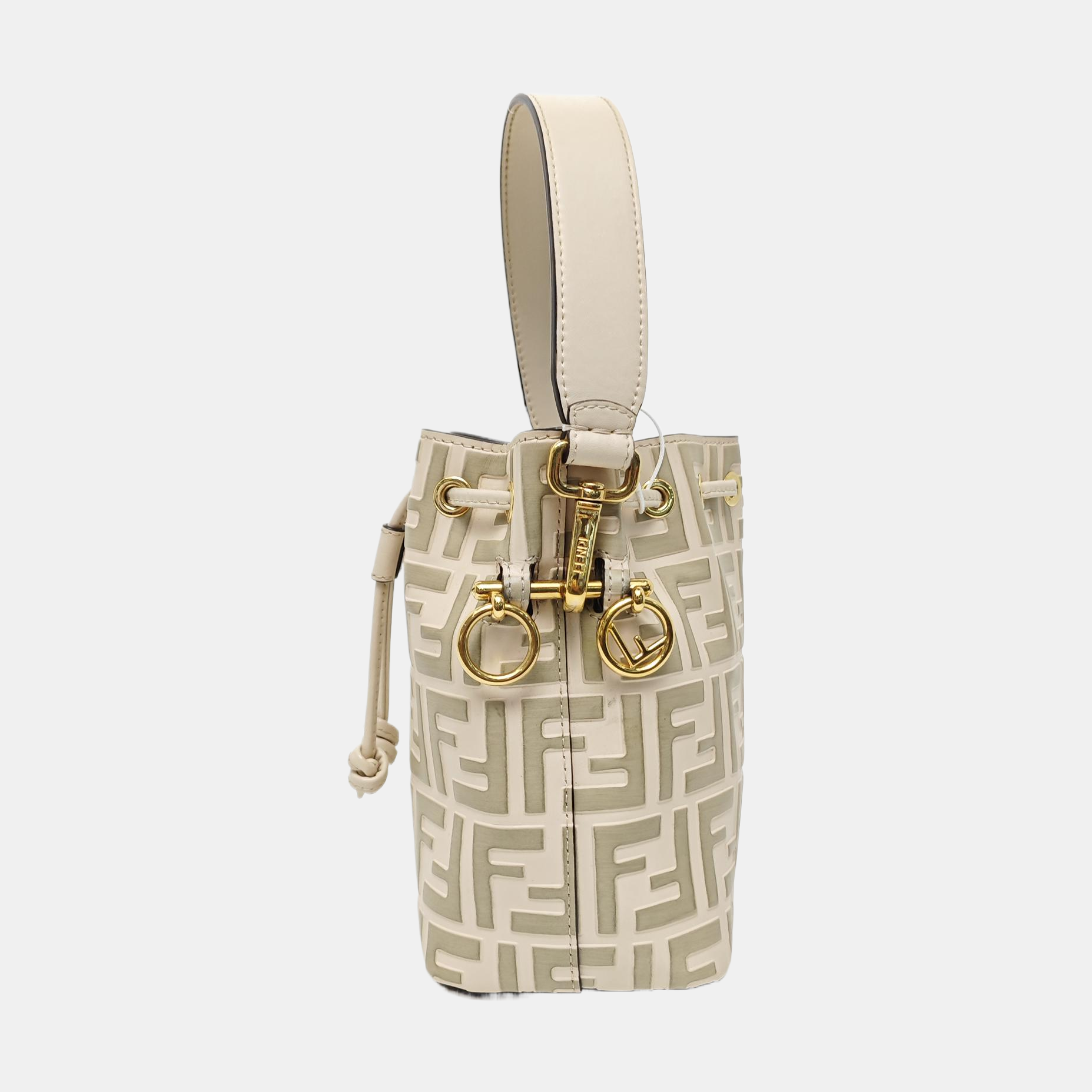 Mon Tresor Mini Calfskin Beige