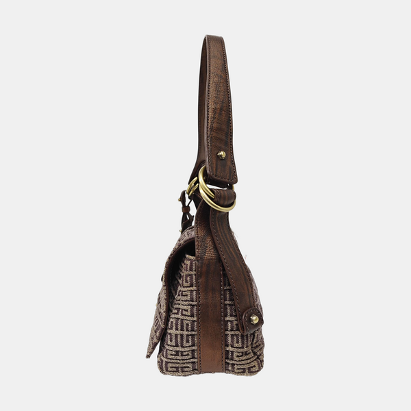 Canvas Shoulder Bag Brown