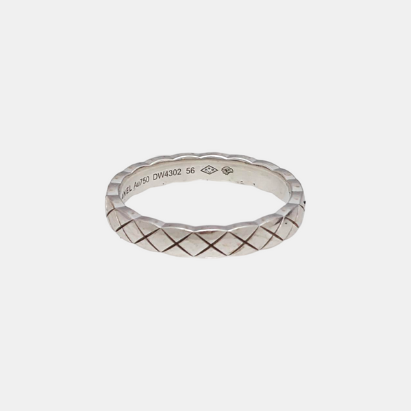 COCOCRUSH 18k White Gold Silver Ring EU 56