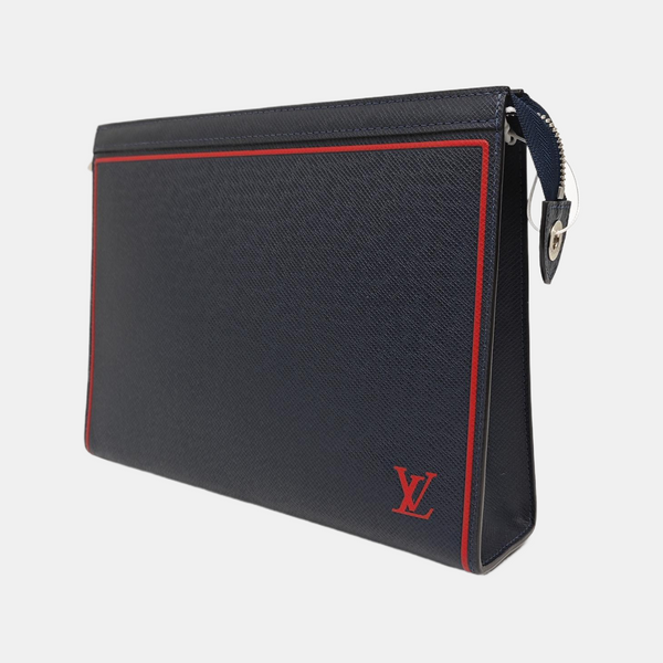 Pochette Voyag MM Calfskin Blue