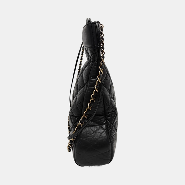 CHANEL 31 Large Quilted Calfskin Black