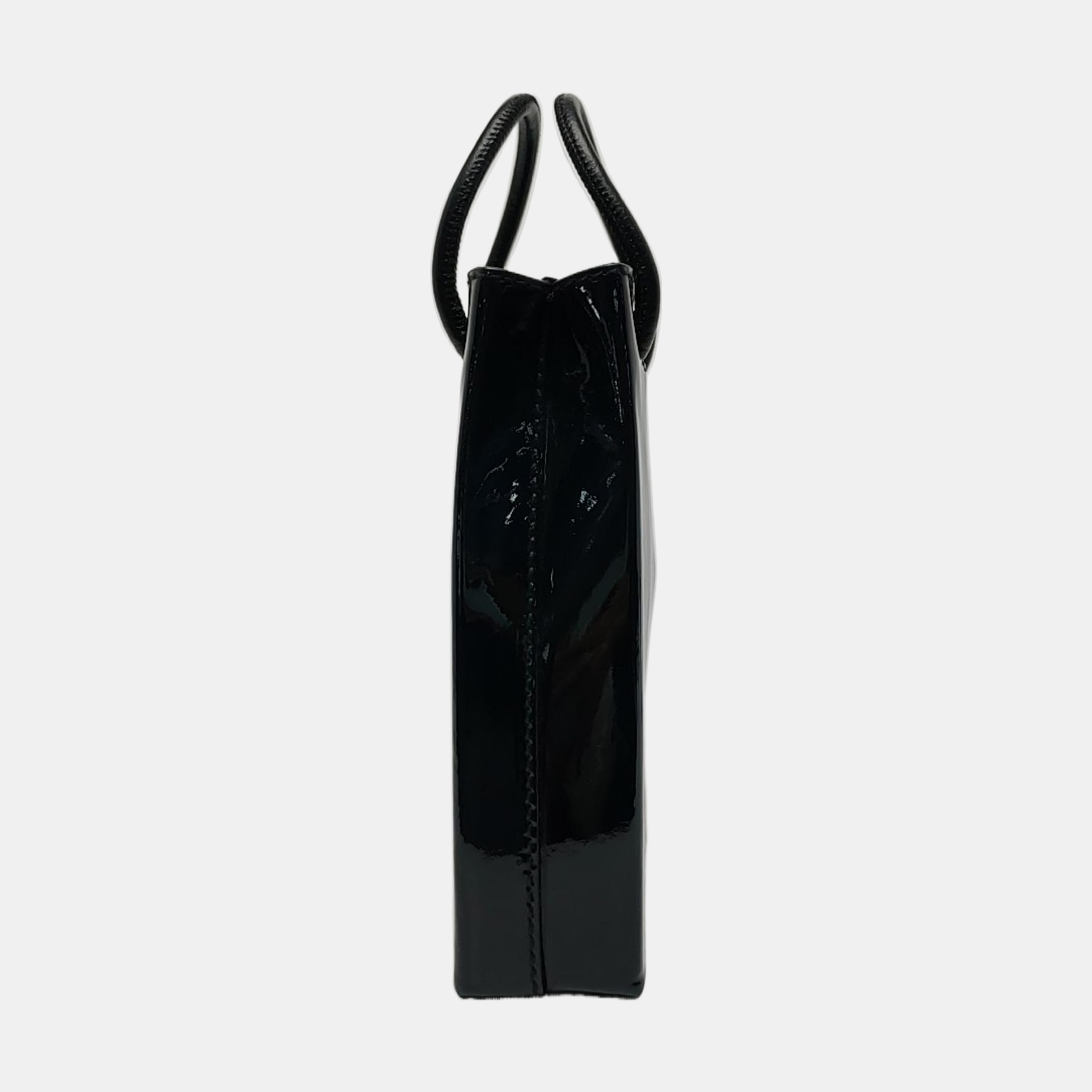 Shopping Bag Calfskin Black