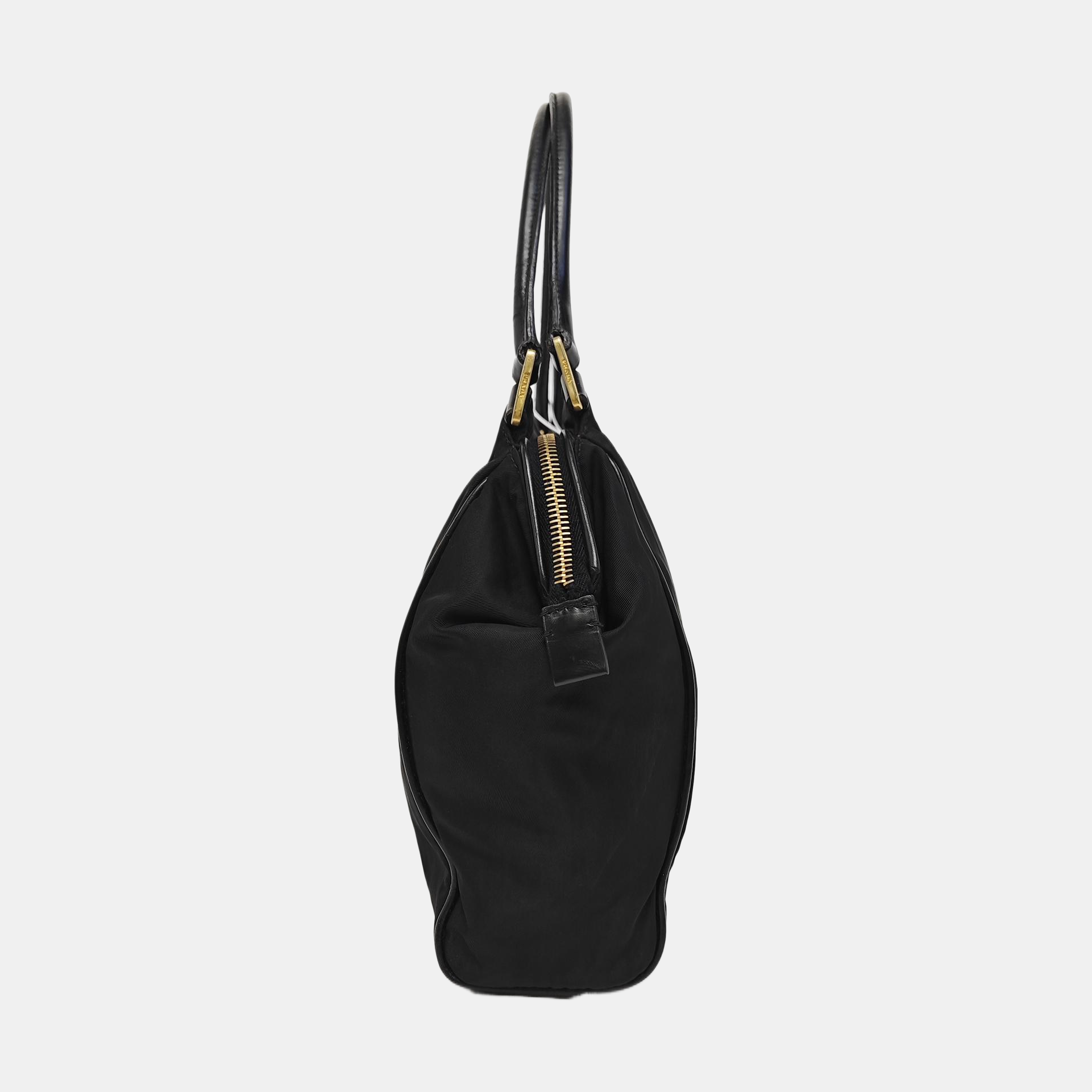 Nylon Tote Bag Black