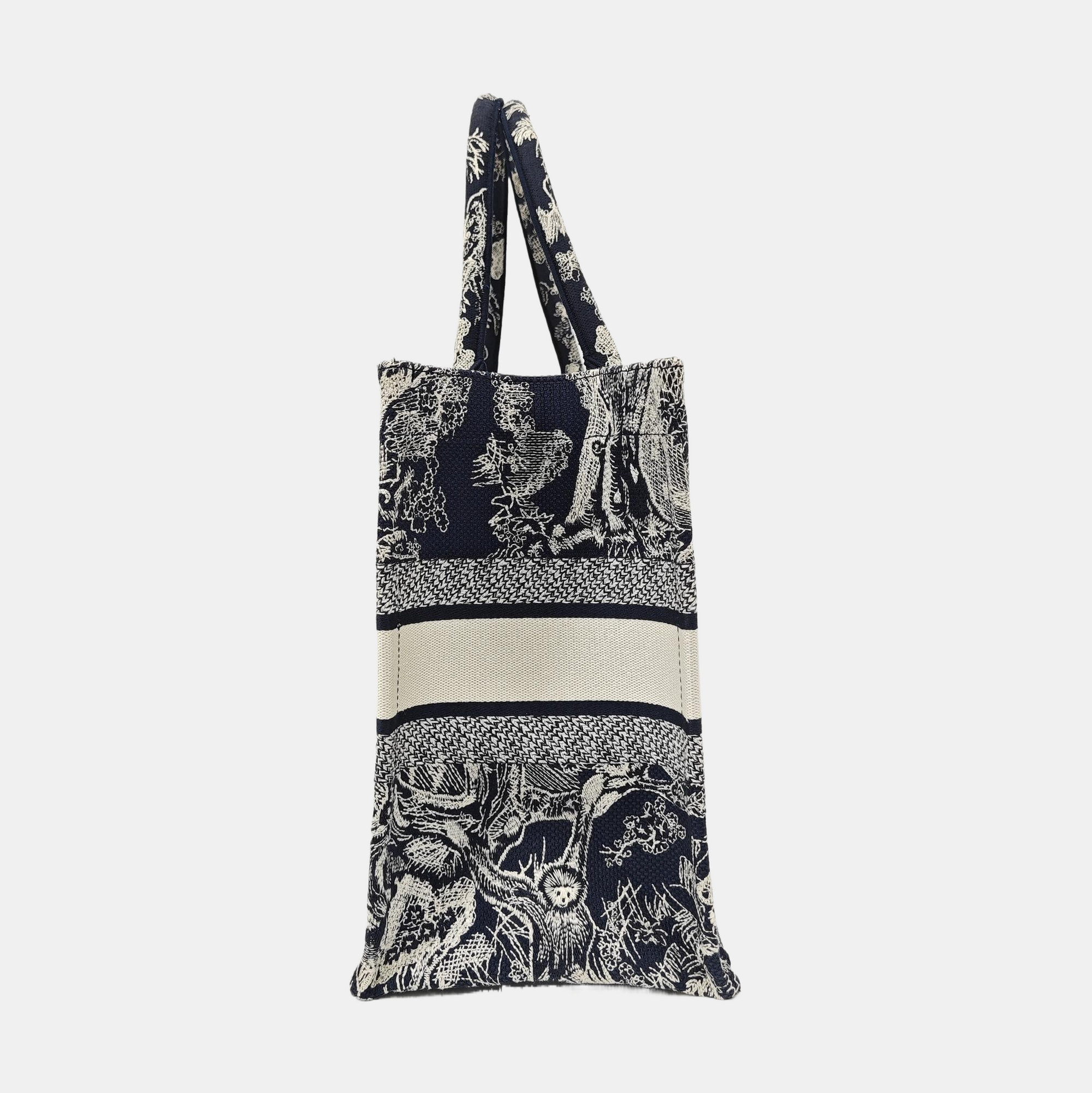 Book Tote Medium Canvas Blue