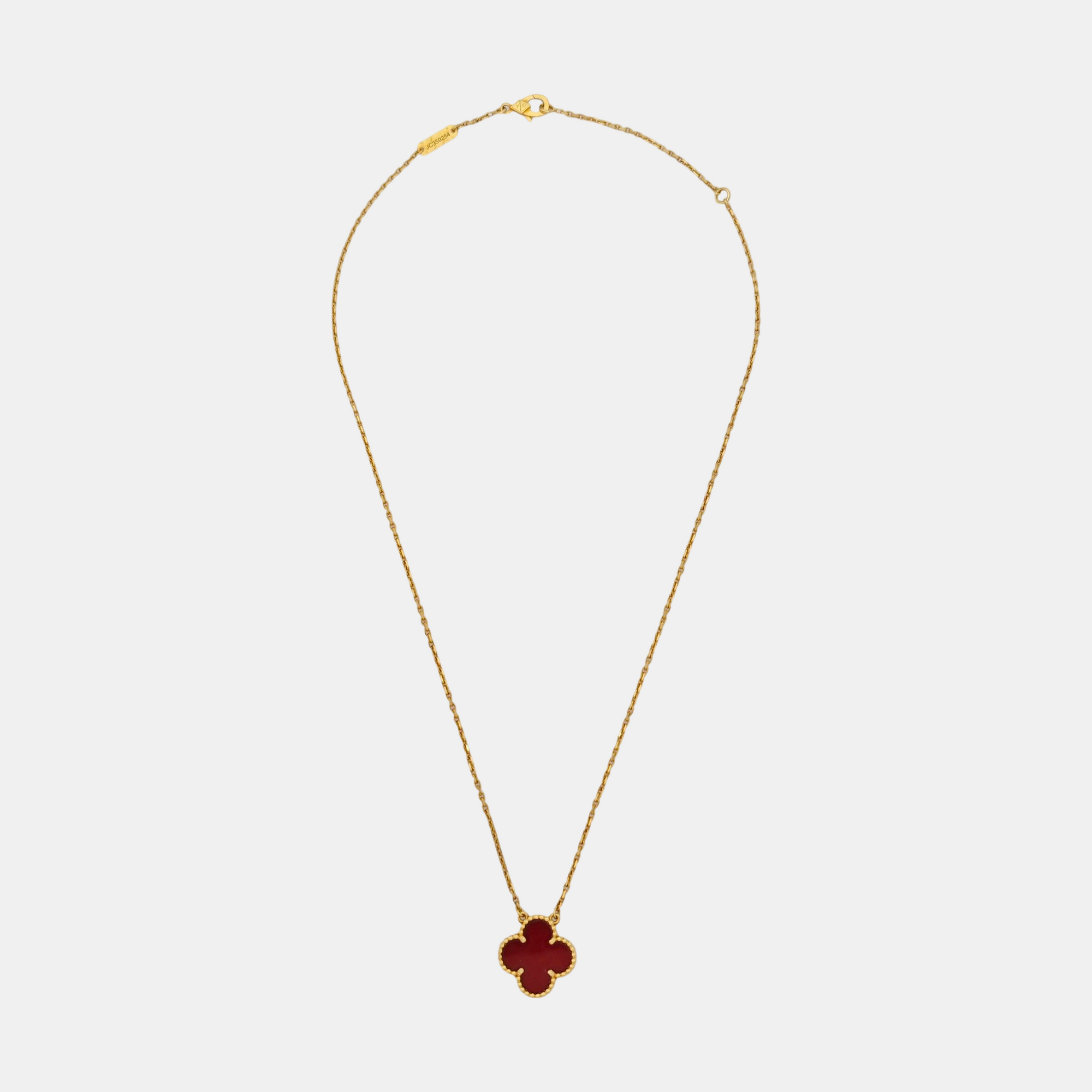 Vintage Alhambra 18k Gold Necklace