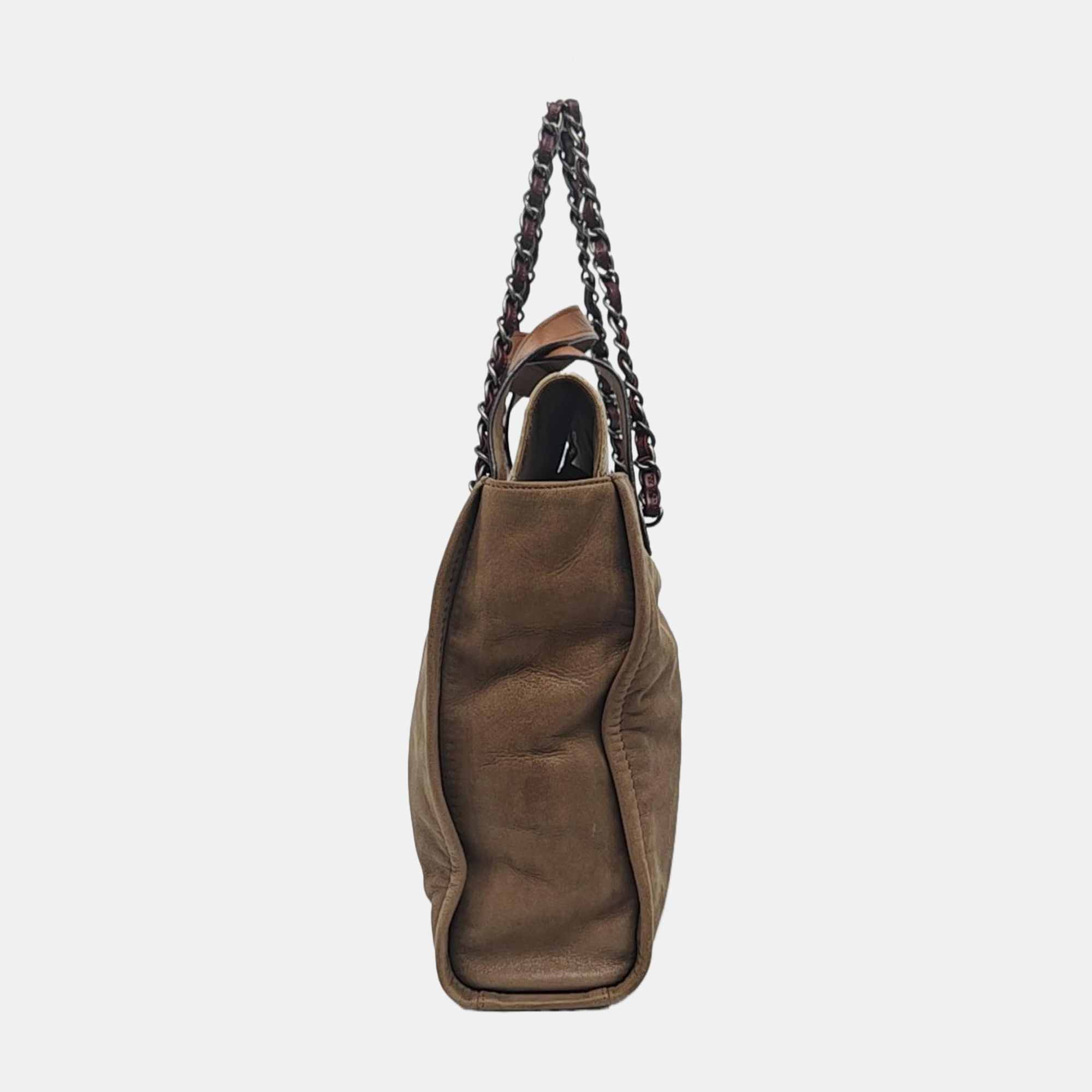 Quilted Calfskin Brown