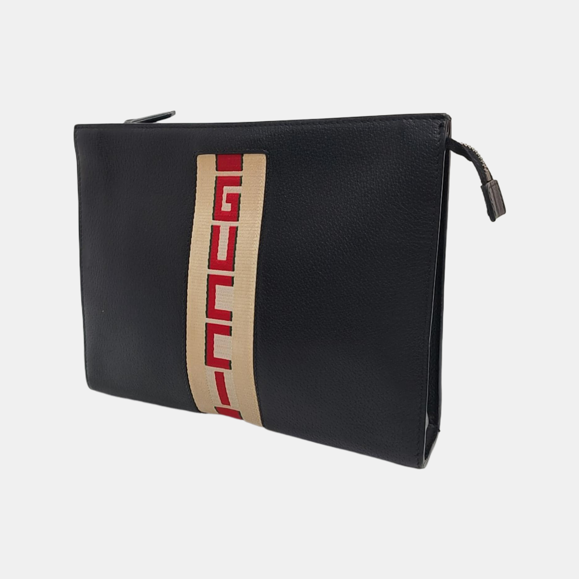 Calfskin Clutch Black