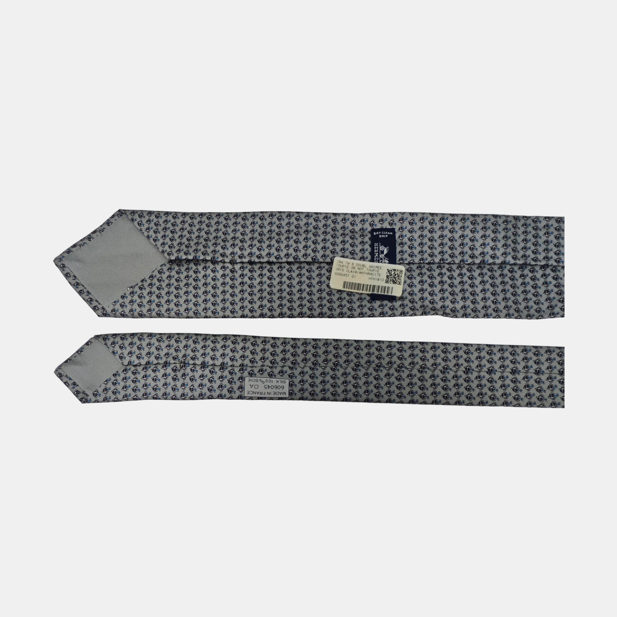 Mulberry Silk Tie Gray