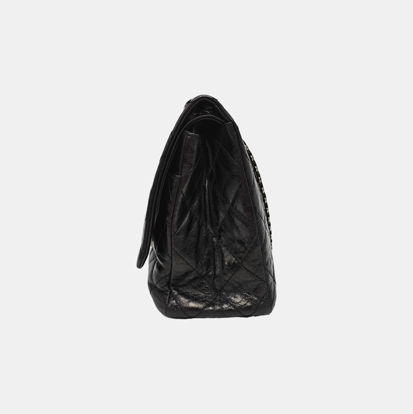 2.55 227 Quilted Calfskin Black