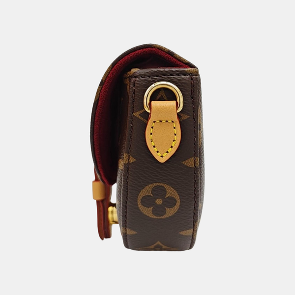 CHANTILLY Mini Monogram Coated Canvas Brown