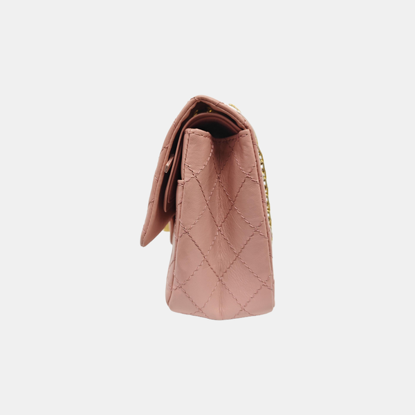 2.55 225 (small) Quilted Vintage Calf Pink