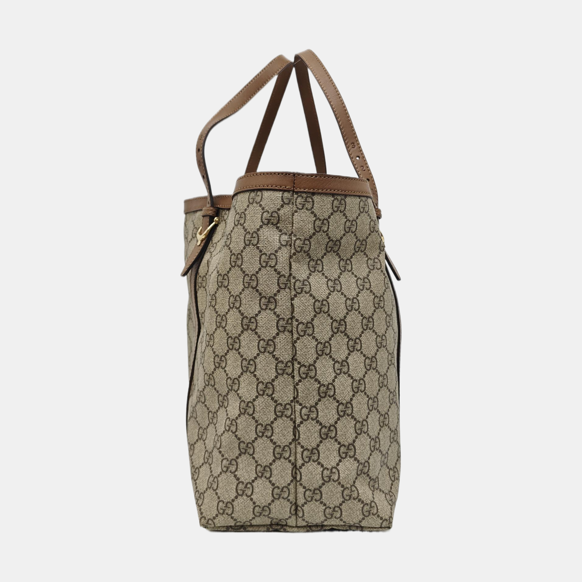 GG Supreme Monogram Coated Canvas Black