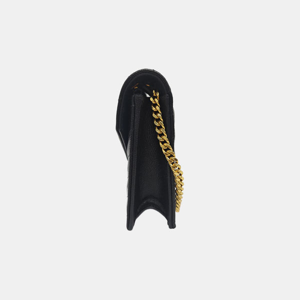 MONOGRAM WOC Chevron Calfskin Black
