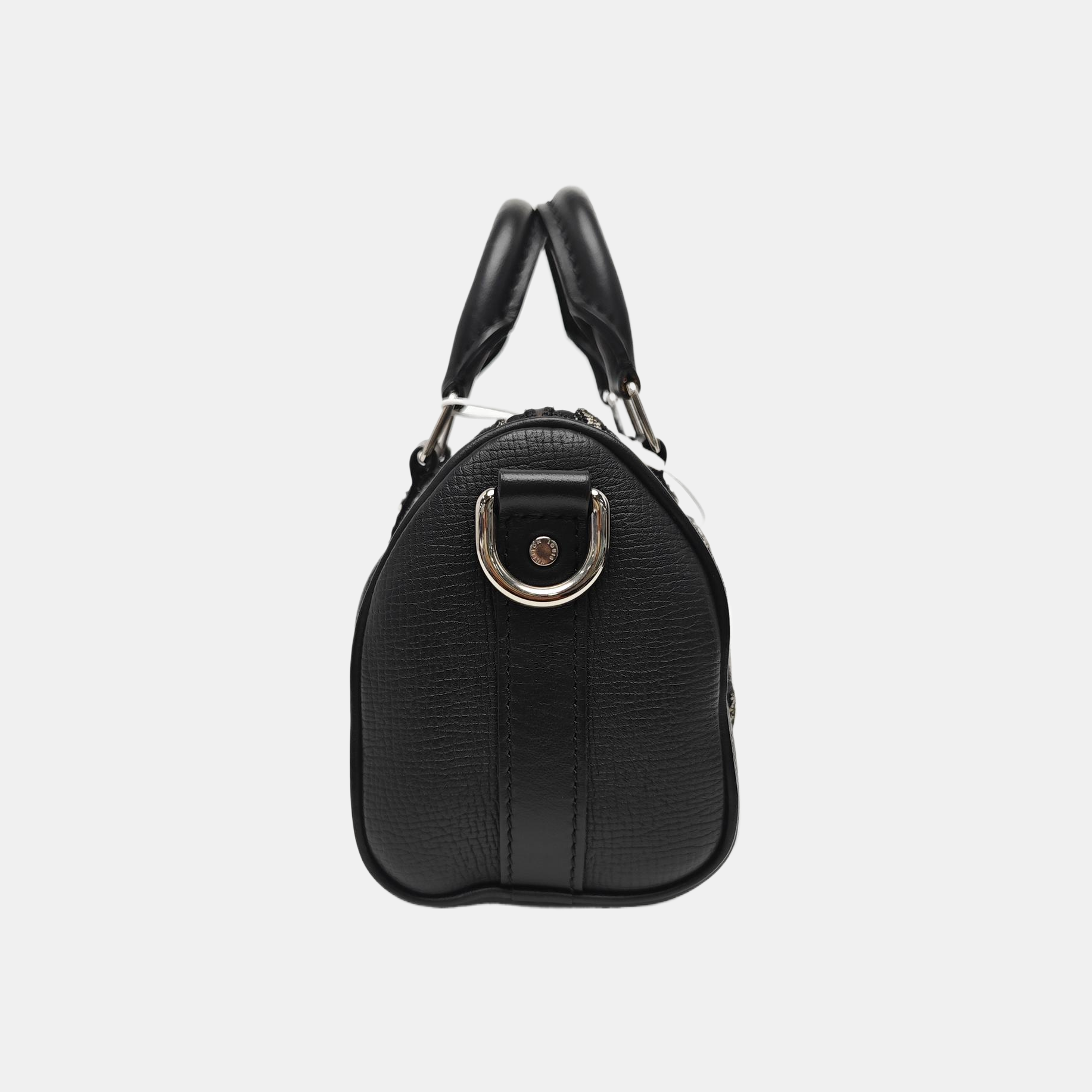 KEEPALL Nano Monogram Calfskin Black
