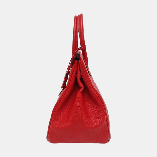 Birkin 30 Epsom Red