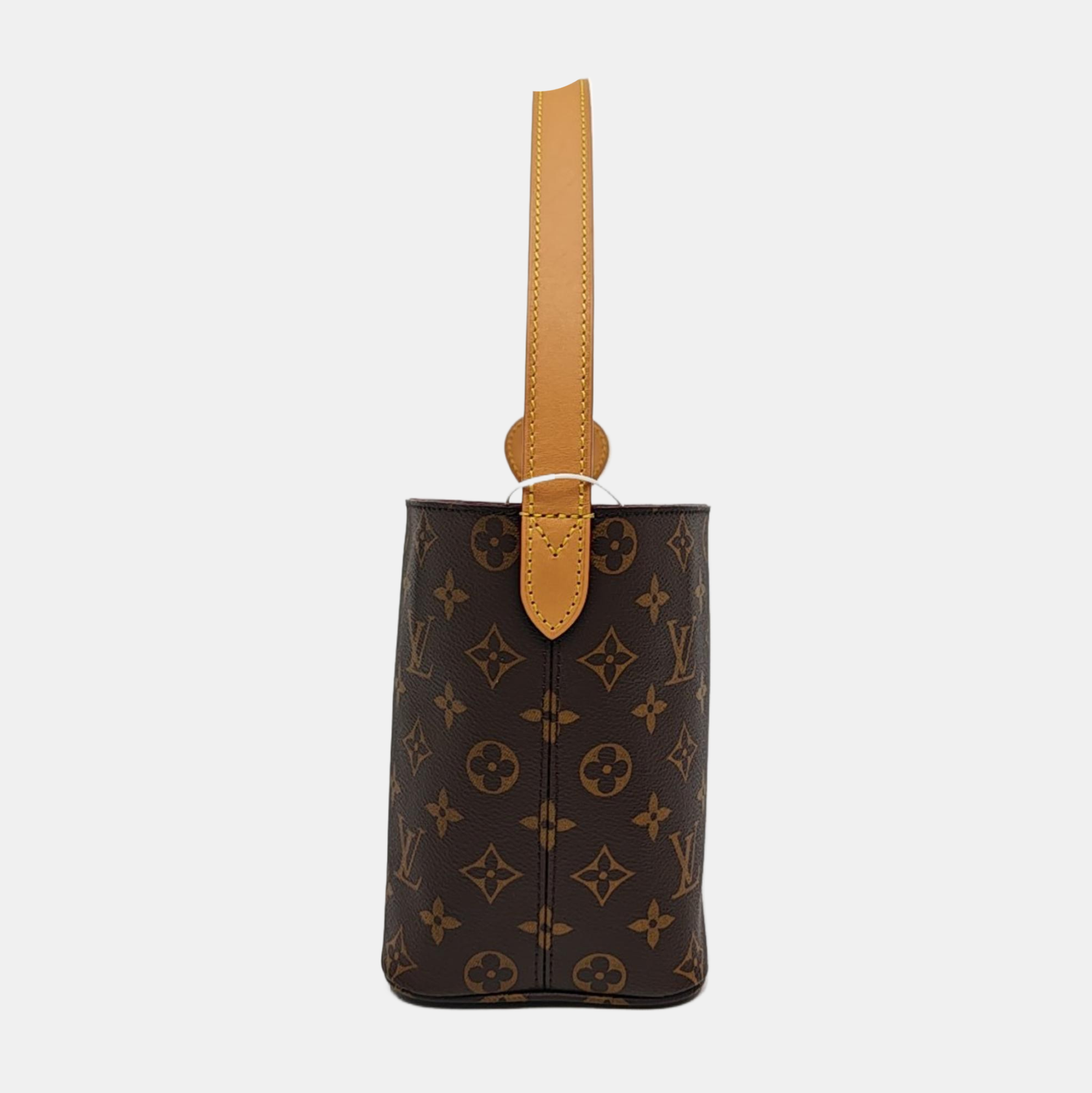 ALL IN BB Monogram Coated Canvas Brown