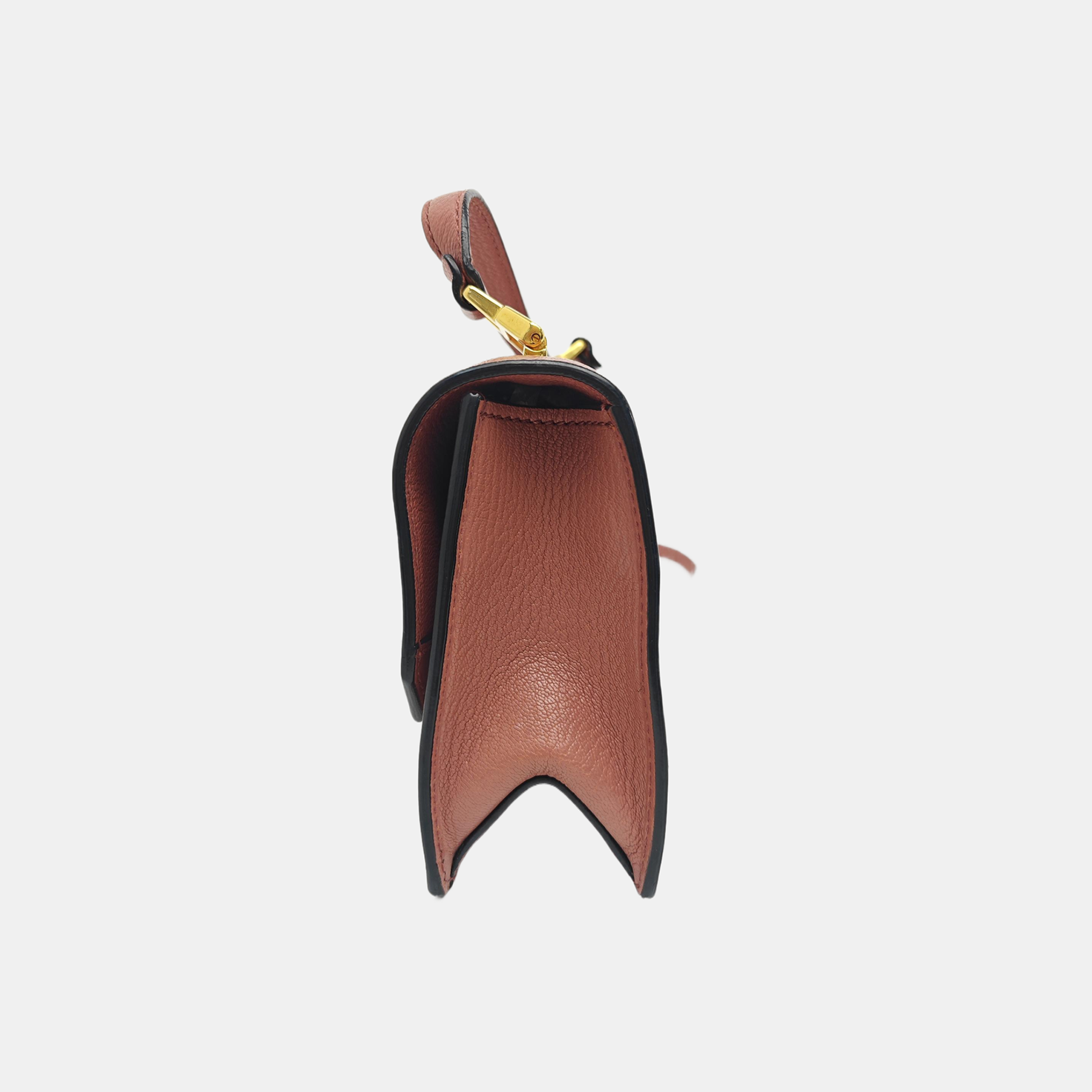 Calfskin Shoulder Bag Pink