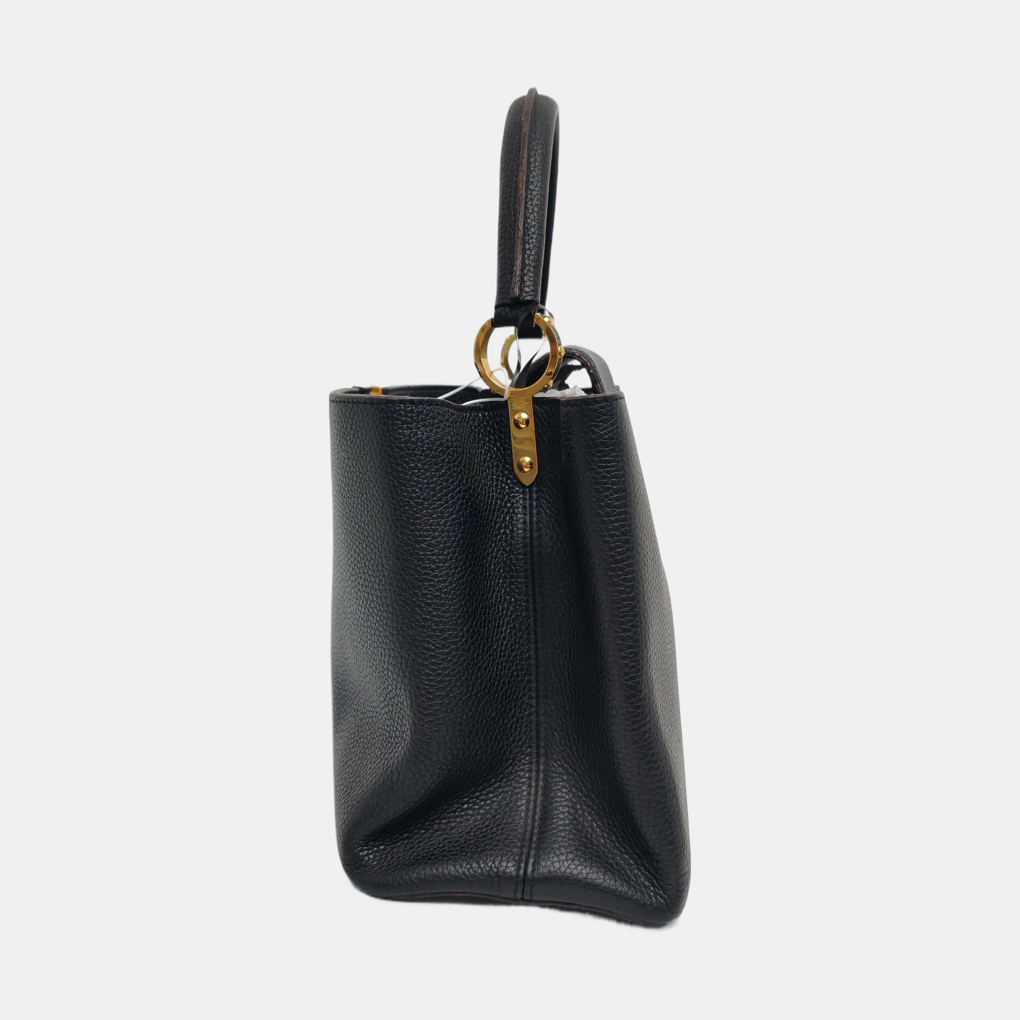 CAPUCINES GM Calfskin Black