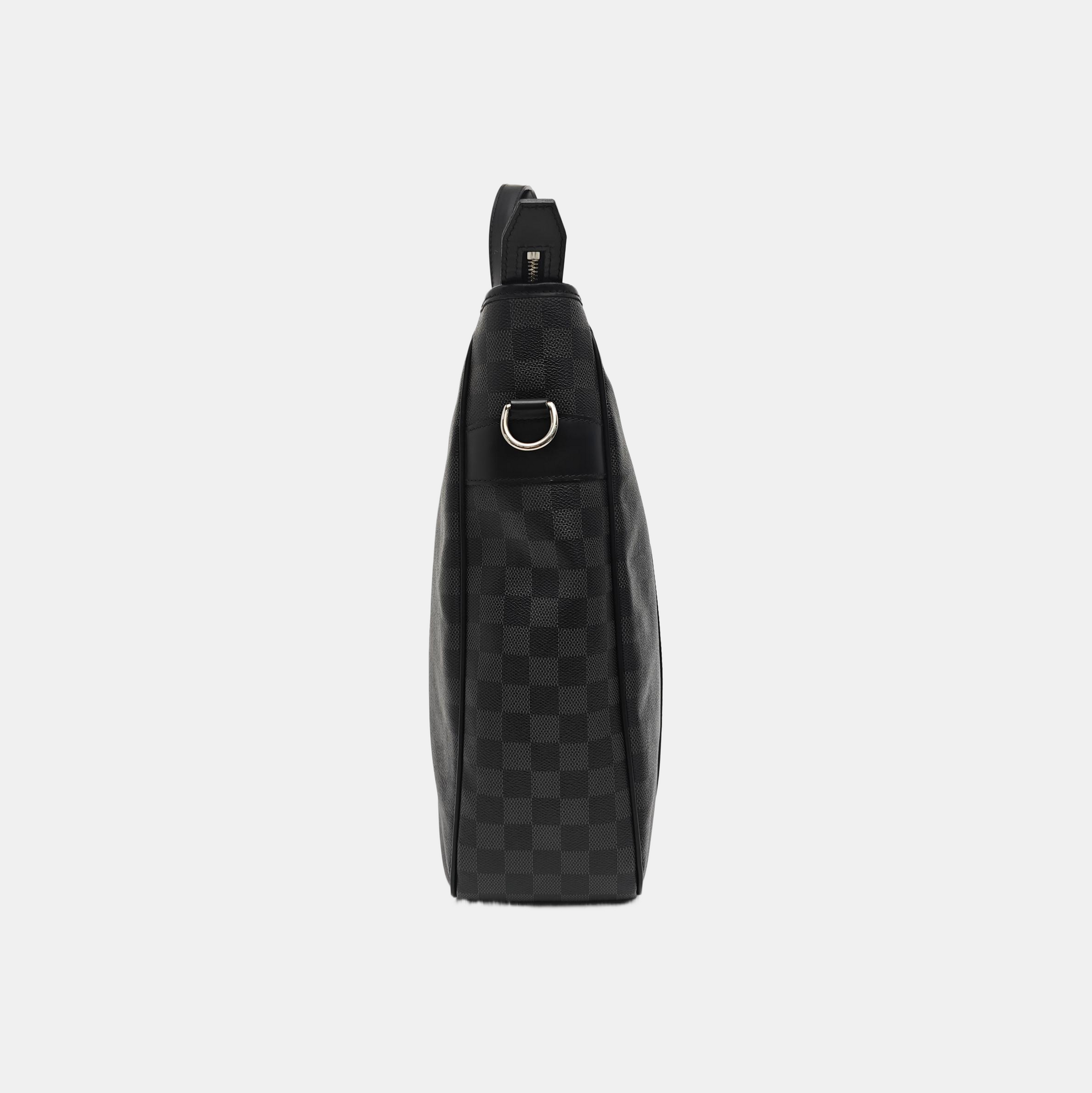 TADAO MM Damier Graphite Coated Canvas Gray