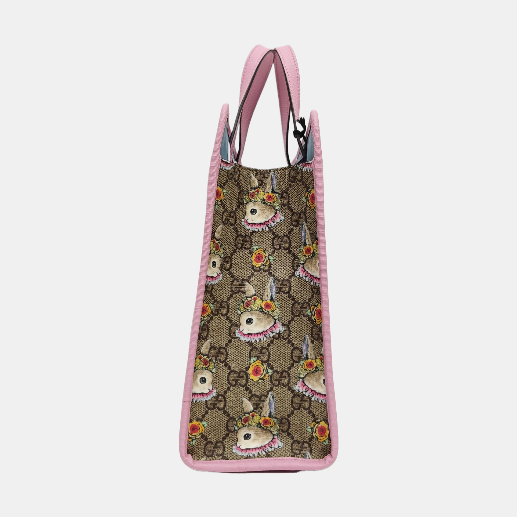 Monogram Coated Canvas Tote Bag Beige
