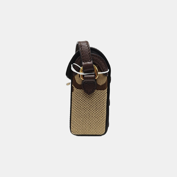 Horsebit 1955 Mini Monogram Canvas Beige