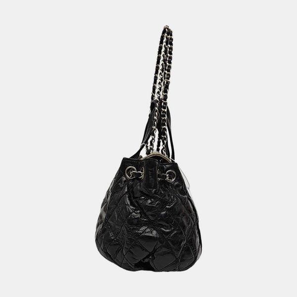 PORTOBELLO Quilted Calfskin Black