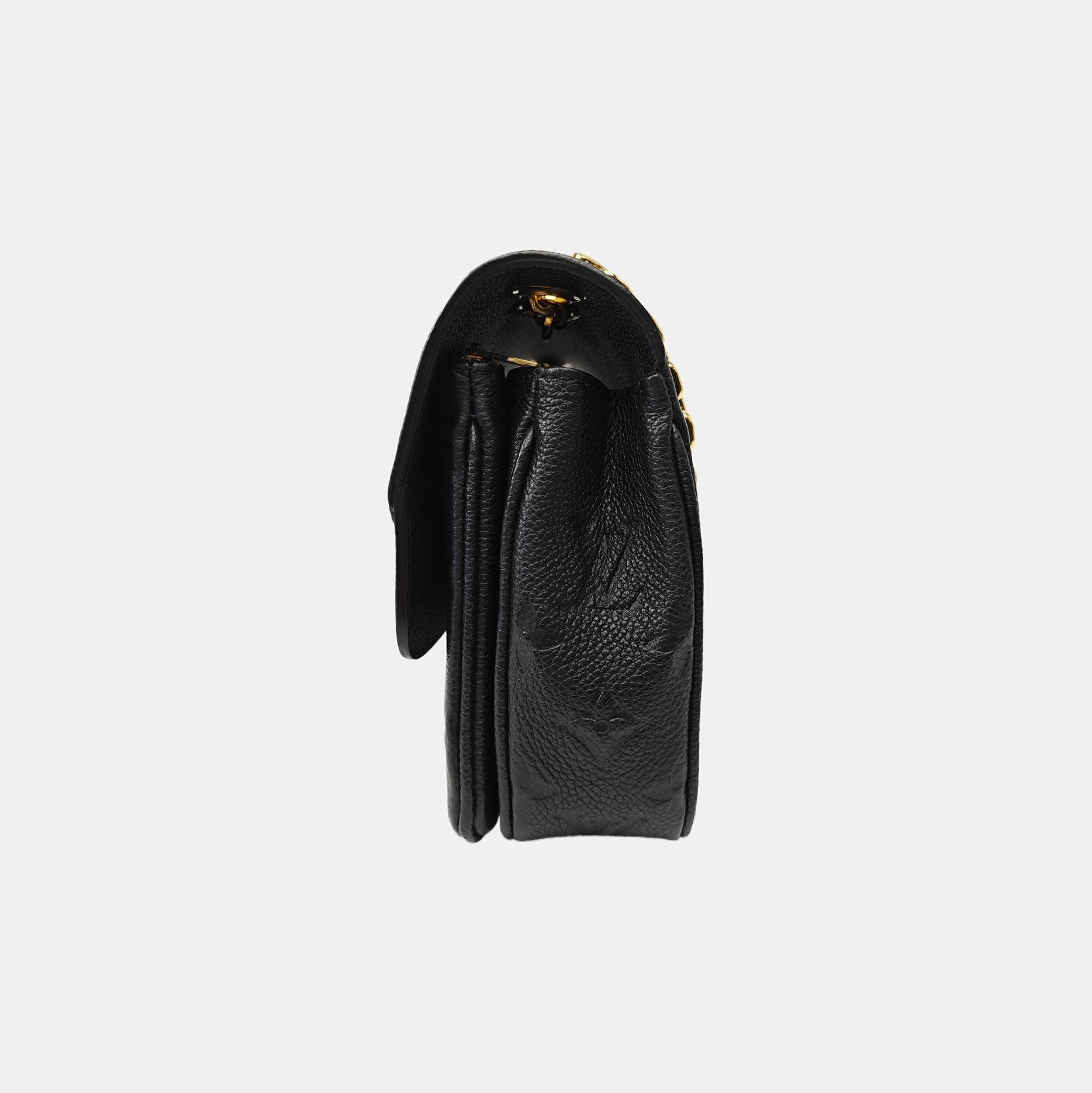 MARCEAU Monogram Calfskin Black