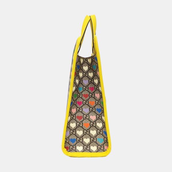 Children’s GG Bucket Monogram Coated Canvas Beige