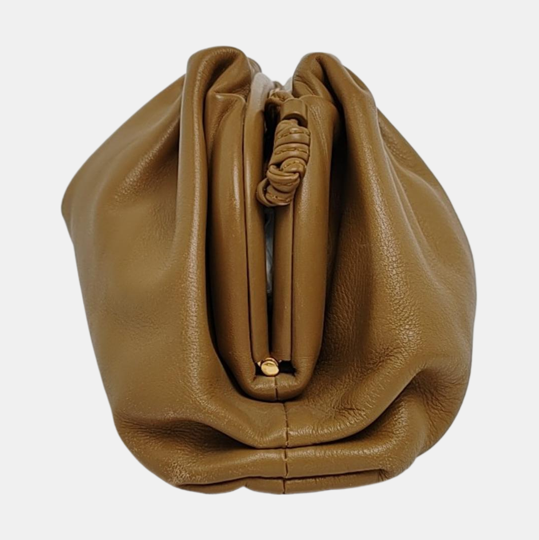 The Pouch Mini Calfskin Brown