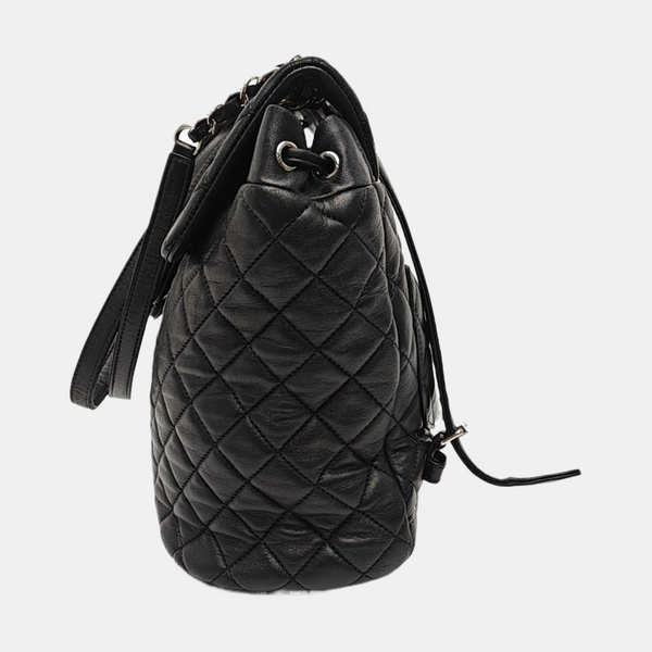 URBAN SPIRIT Small Quilted Lambskin Black